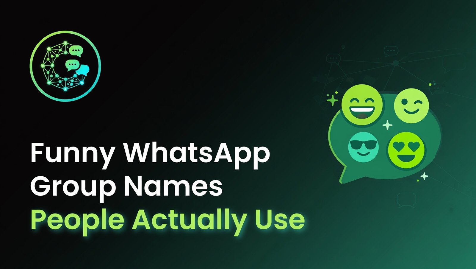 Funny WhatsApp Group Names People Actually Use
